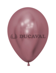 Globo látex rosado reflex 30cm 50 unidades  Ducaval envios 24/48 hor