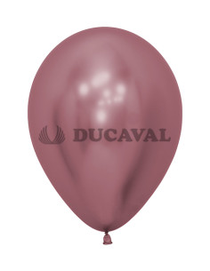 Globo látex rosado reflex 30cm 50 unidades  Ducaval envios 24/48 hor