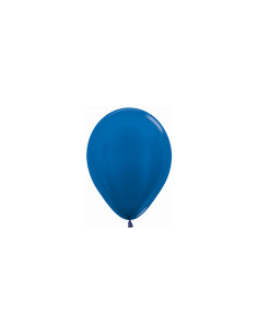 Globos látex metal azul 30cm 50ud Liragram | Ducaval | 2448h envios