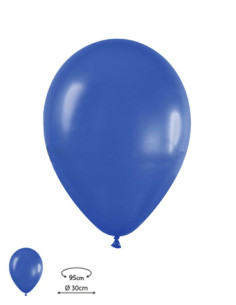 Globos látex metal azul 30cm 50ud Liragram | Ducaval | 2448h envios