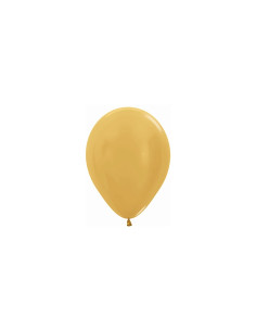 Globos látex metal dorado 30cm 50ud | Ducaval | Envíos 24/48 horas 