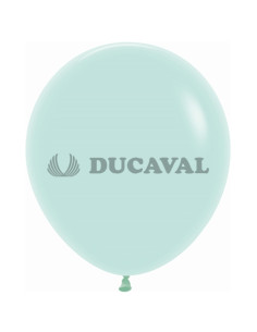 Globo látex pastel verde 45cm 15 unidades