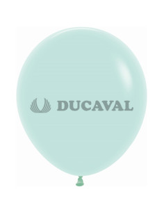 Globo látex pastel verde 45cm 15 unidades