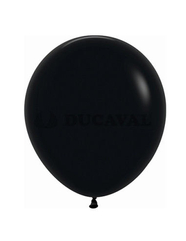 Globos látex negro 45cm 15 unidades