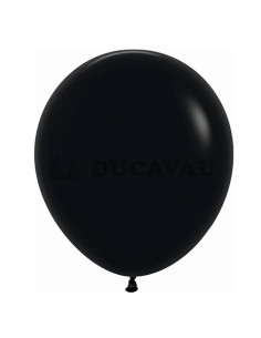Globos látex negro 45cm 15 unidades