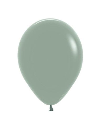 Globos Látex Verde Laurel 30cm 12u | Ducaval | Envíos 24/48h