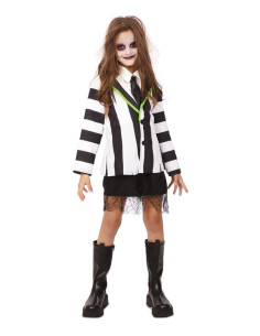 Disfraz de Beetlejuice chica infantil | Ducaval | Envías 24/48 horas 