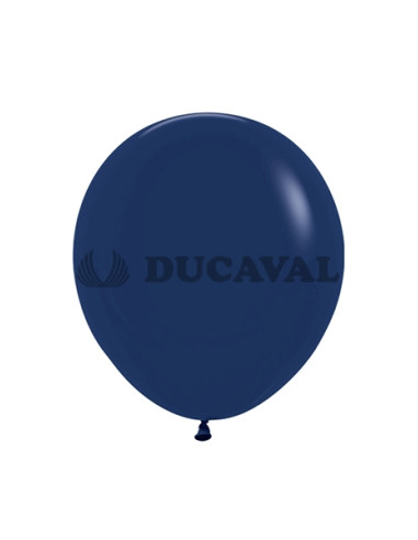 Globo látex fashion azul naval 45cm 15ud |Ducaval | Envíos 24/48 hora