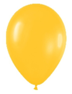 Globo látex amarillo girasol fashion SLD 30cm 50 unidades. Ducaval en