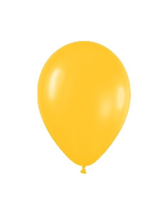 Globo látex amarillo girasol fashion SLD 30cm 50 unidades. Ducaval en