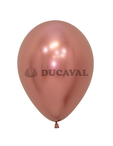 Globo latex rosa dorado R12 Sempertex | Ducaval 2448 h envios