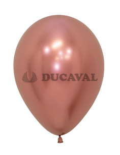 Globo latex rosa dorado R12 Sempertex | Ducaval 2448 h envios