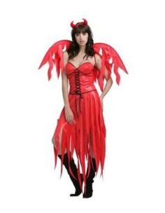 Disfraz de Ángel del infierno rojo| DUCAVAL | Envíos 24/48h