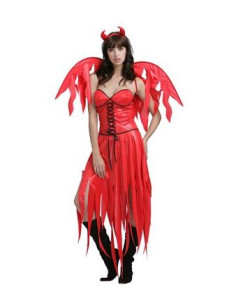 Disfraz de Ángel del infierno rojo| DUCAVAL | Envíos 24/48h