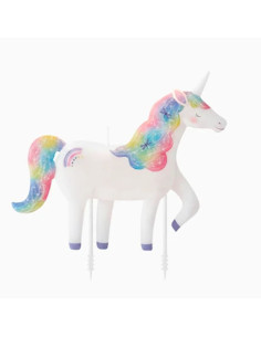 Vela cumpleaños unicornios mágicos  | Ducaval | Envías 24/48 horas 