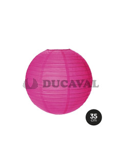 Lámpara papel esfera rosa 35cm