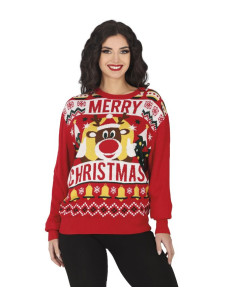 Jersey navidad merry xmas mujer | Ducaval | Envías 24/48 horas 