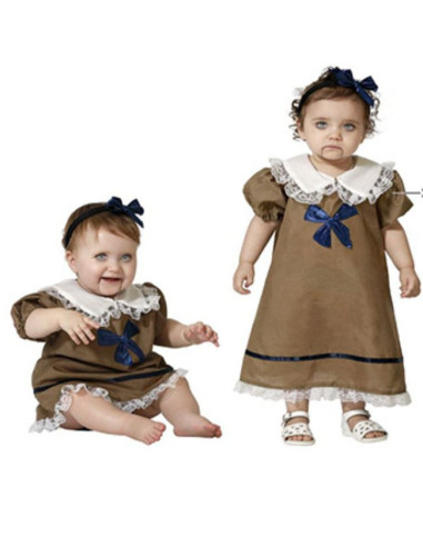 Vestido muñeca marrón | Ducaval | Envías 24/48 horas 