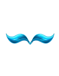   Globo foil cola sirena azul 60 cm | Ducaval | Envías 24/48 horas 