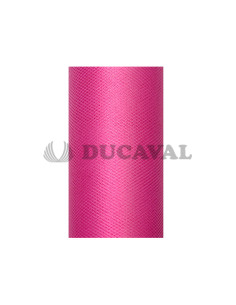 Tul rosa en rollo de 15cmX9m  Disfraces Ducaval