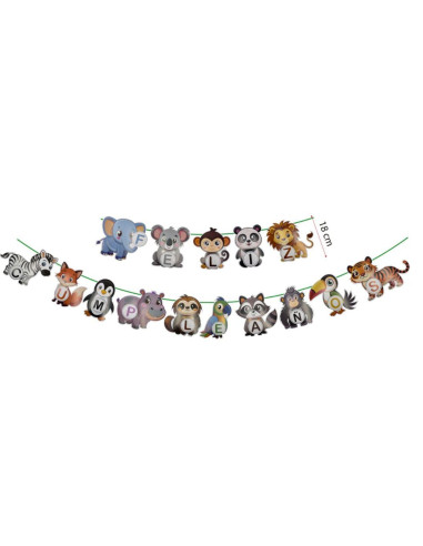 Guirnalda feliz cumpleaños animales | Ducaval | Envías 24/48 horas 