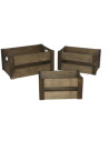 Set 3 cajas garden nature marrón | Ducaval | Envías 24/48 horas 