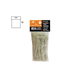 Mecha antorcha fibra vegetal 10 und 12 cm | Ducaval | Envías 24/48 ho