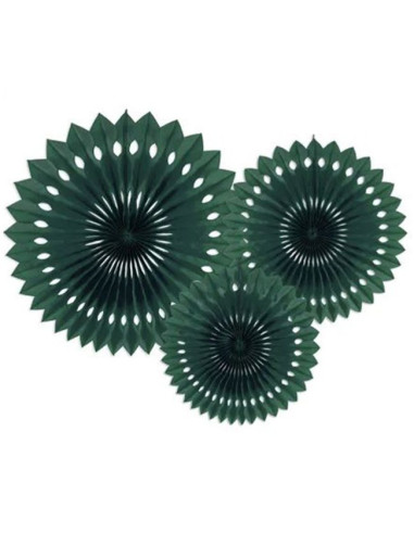 Rosetones decorativos verde oscuro 2030cm | Ducaval | Envías 24/48 h