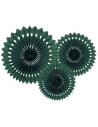 Rosetones decorativos verde oscuro 2030cm | Ducaval | Envías 24/48 h