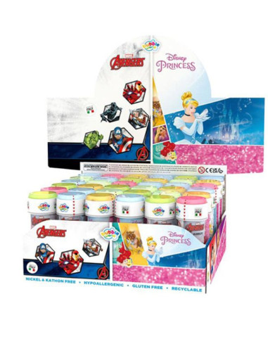Pompas jabón mix vengadores princesas 60 ml | Ducaval | Envías 24/48 