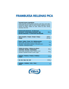 Frambuesas Rellenas 75ud | Ducaval | Envíos 24/48h
