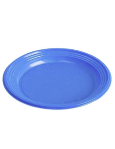 Plato reutilizable postre azul 17 cm 12 und | Ducaval | Envías 24/48 