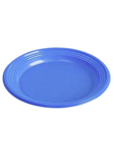 Plato reutilizable postre azul 17 cm 12 und | Ducaval | Envías 24/48 