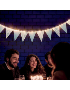 Banderines azul con luz | Ducaval | Envías 24/48 horas 