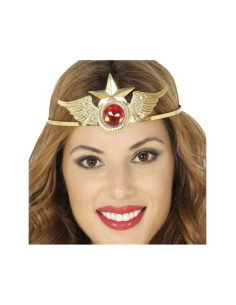 Diadema metal oro super heroina | Ducaval | Envías 24/48 horas 