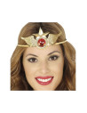 Diadema metal oro super heroina | Ducaval | Envías 24/48 horas 