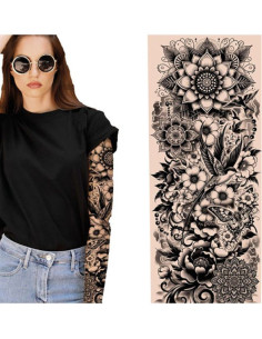 Manga de tatuaje blanco/negro | Ducaval | Envías 24/48 horas 