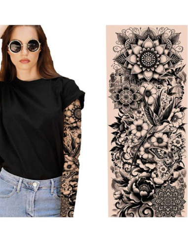 Manga de tatuaje blanco/negro | Ducaval | Envías 24/48 horas 