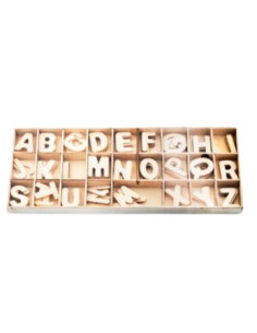 Set letras madera | Ducaval | Envías 24/48 horas 