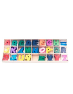 Set letras madera de colores | Ducaval | Envías 24/48 horas 