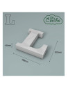 Letra L corcho 200X40mm | Ducaval | Envíos 24/48 horas