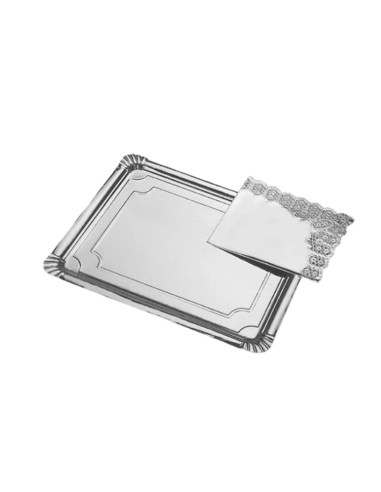 Bandeja carton plata blonda rect. 25x34cm. | Ducaval | Envios en 24/4