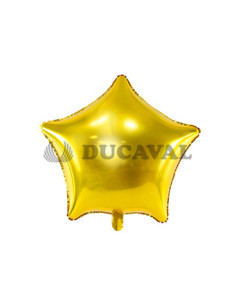 Globo foil estrella dorada 70cm