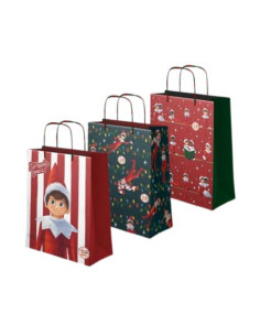Bolsa elfo travieso 18x10x24cm 1u | Ducaval | Envías 24/48 horas 