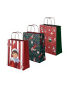 Bolsa elfo travieso 18x10x24cm 1u | Ducaval | Envías 24/48 horas 