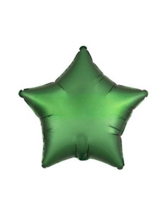 Foil estrella satín luxe esmerald 48cm
