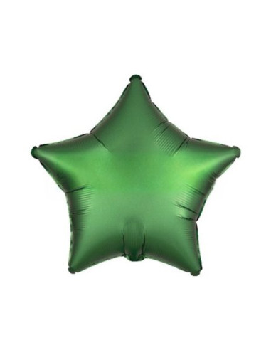 Foil estrella satín luxe esmerald 48cm