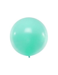 Globo látex redondo verde menta 1 metro