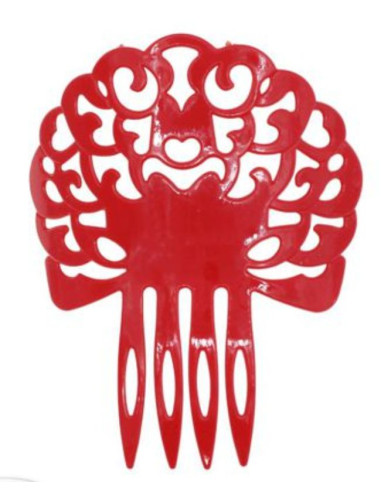 Peineta roja mediana | Ducaval | Envíos 24/48 horas