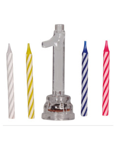  Portavela Led nº1 con 4 velas 13 cm. Ducaval envios 2448 horas